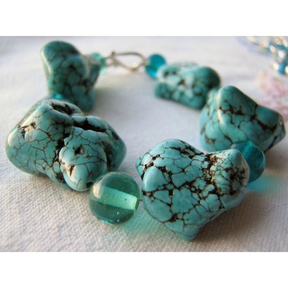 A Bit of Sky Turquoise Bracelet